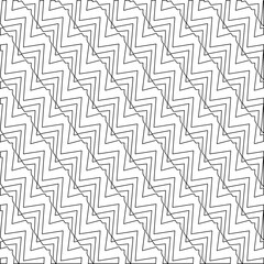 Stylish texture with figures from lines.
diagonal pattern. Repeat decorative design.Abstract texture for textile, fabric, wallpaper, wrapping paper.Black and white geometric wallpaper. 
