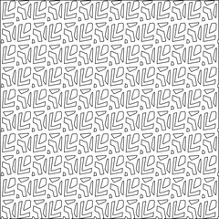 Stylish texture with figures from lines.
diagonal pattern. Repeat decorative design.Abstract texture for textile, fabric, wallpaper, wrapping paper.Black and white geometric wallpaper. 