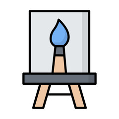 Canvas Line Color Icon