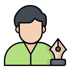 Designer Line Color Icon