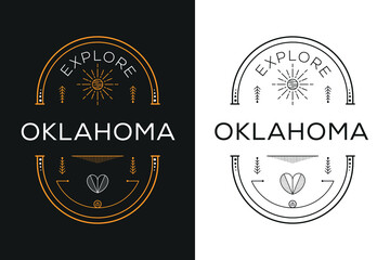 Oklahoma City Design, Vector illustration.