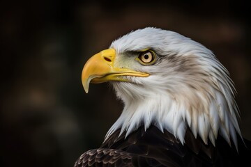 Obraz premium The presence of an eagle. Generative AI