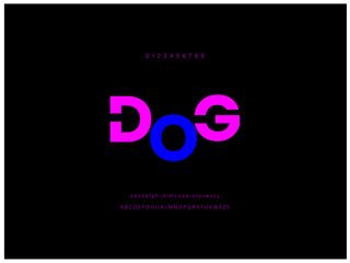Elegant alphabet letters font. Classic Modern Serif Lettering Minimal Fashion Designs. Typography decoration fonts for branding, wedding, logos. vector illustration. Dog font alphabet letters. dog 