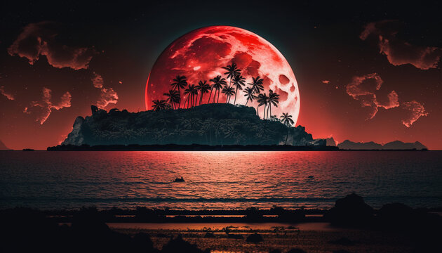 Red Moon Images – Browse 1,798 Stock Photos, Vectors, and Video