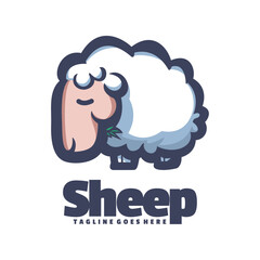 Sheep Logo Vector