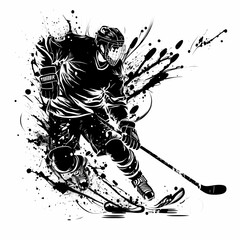 Ice Hockey Sport Illustration