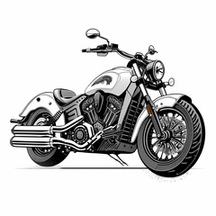 Bike Custom Rider. Generative AI