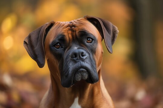 A picture of a Belgian boxer dog. Generative AI