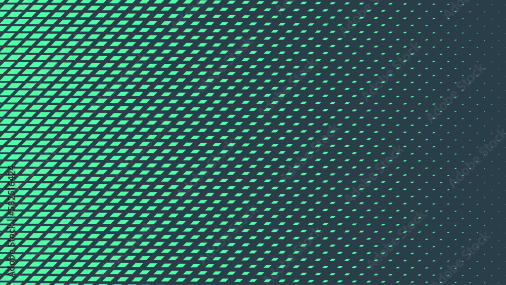 Poster parallelogram halftone gradient vector dynamic velocity eye catching texture. modern energetic patte