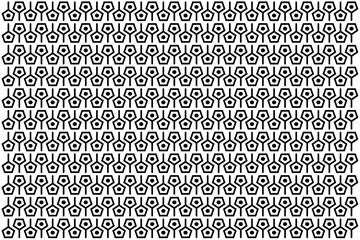 Abstract black and white vector geometric seamless pattern. Repeating tileable, mosaic pattern. making them ideal for use in a variety of graphic design projects, as websites, textiles and other.