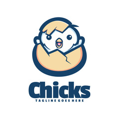 Chicks Logo Vector