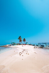 South Silk Caye in the Gladden Spit and Silk Cayes Marine Reserve, Belize. 