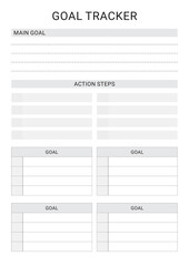 Goal Tracker Planner