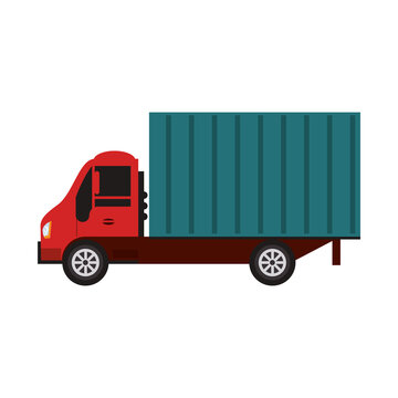 Truck PNG image icon with transparent background