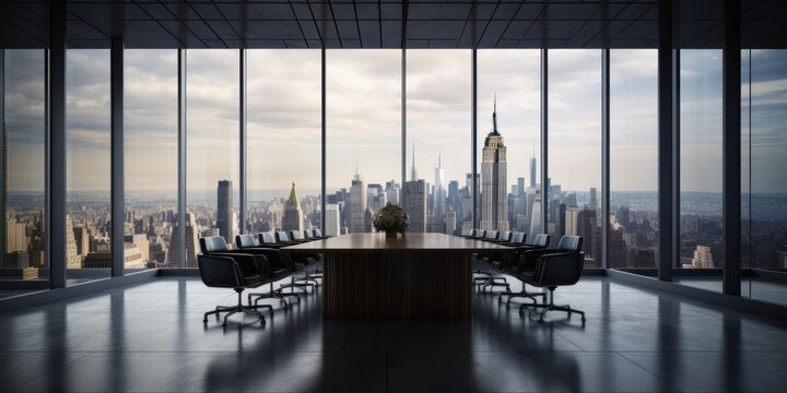 modern meeting and business room, generative, ai