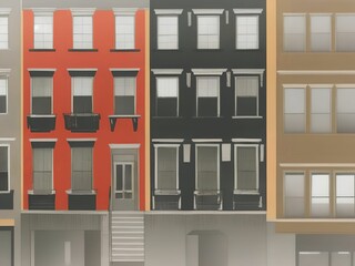 illustration digital painting of new york apartment, generative art by A.I