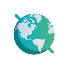 Globe icon png image with transparent background