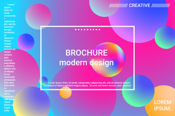 Obraz premium Abstract geometric texture. 3d ball shape gradients for decoration design.