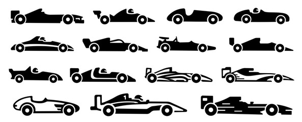 Formula1 SVG, F1 SVG, Race car icon, Formula 1 icons, Car silhouettes, Car SVG