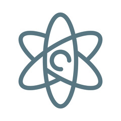 png image of atom icon with transparent background