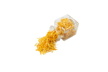 Dried Calendula or Marigold petals. Marigold  in latin Calendula officinalis is known for its...