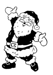 Lustiger Weihnachtsmann