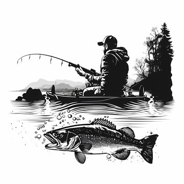 recommend clip art: Fisher man. Generative AI