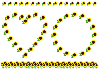 ひまわりの素材