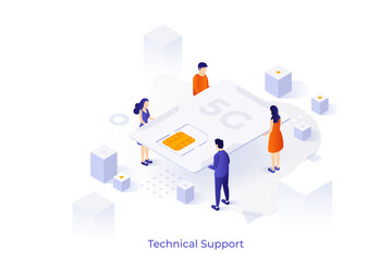 Modern Isometric Vector Template