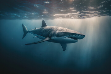 Shark in the ocean