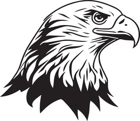 American Eagle Head icon, eagle logo, American eagle, Illustration SVG Vector	