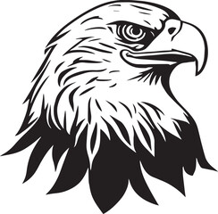 American Eagle Head icon, eagle logo, American eagle, Illustration SVG Vector	