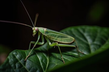 Mantodea, a natural bug from a summer meadow. Generative AI