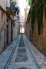 Fototapeta na wymiar Streets of Barcelona, Catalonia