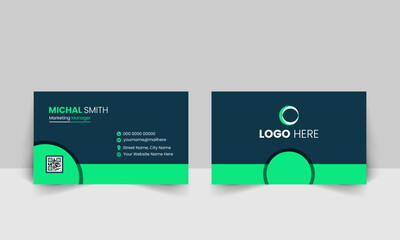 Modern Business Card - Creative and Clean Business Card Template.