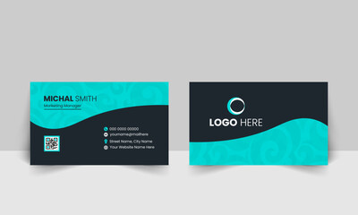 Modern Business Card - Creative and Clean Business Card Template.