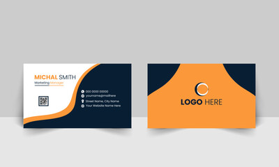 Modern Business Card - Creative and Clean Business Card Template.