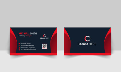Business card design template, Clean professional business card template, visiting card, business card template.