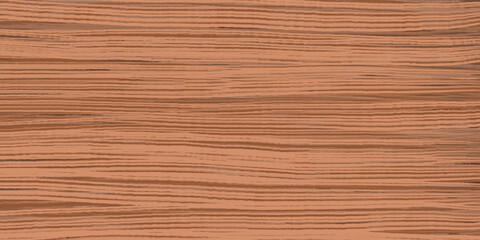 Uniform red oak wood texture with horizontal veins. Vector wooden background. Lining boards wall. Dried planks. Painted wood. Swatch for laminate