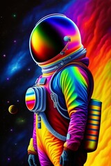 Obraz na płótnie Canvas Astronauta
