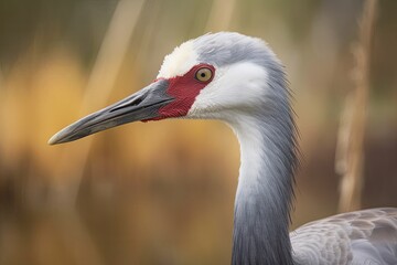 Fototapeta premium the typical crane (Grus grus). Generative AI