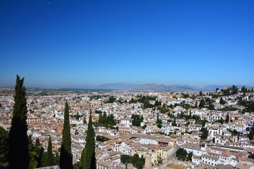 Obraz premium View from La Alhambra, Granada, Spain