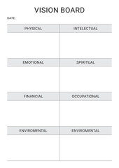 Vision Board Planner