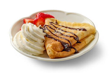freshly baked crepe