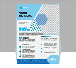 Corporate Business a4 vector Flyer Design for Company promotion poster brochure or brochure cover layout,annual report,and advertise.
