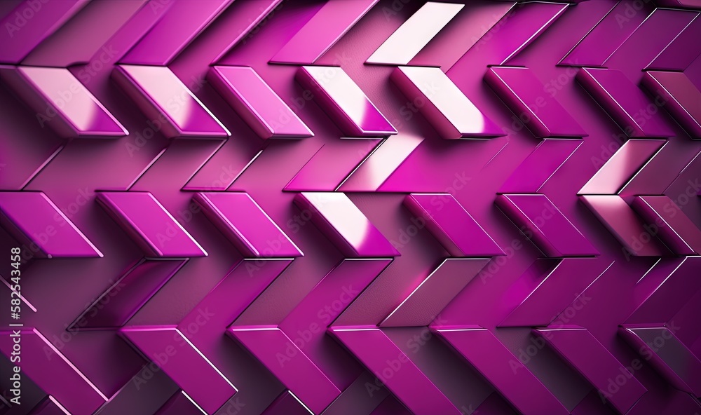 Aufkleber a purple background with many different shapes and sizes of cubes on the side of the image, with a b