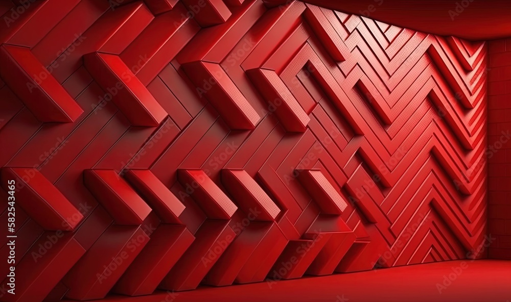 Poster a red room with a red wall and a red floor and a red wall with a red floor and a red wall and a red 