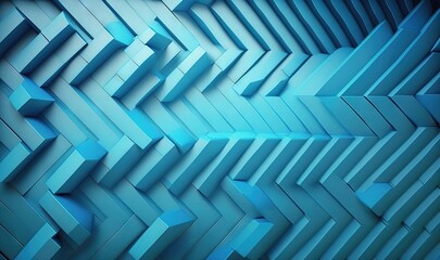  a blue abstract background with a pattern of cubes in the middle of the image and a black background with an arrow in the middle of the image.  generative ai