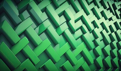  a green abstract background with a lot of arrows in the middle of it and a green background with a lot of arrows in the middle of it.  generative ai