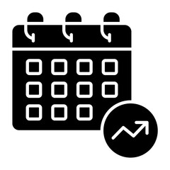 Growth Planning Glyph Icon